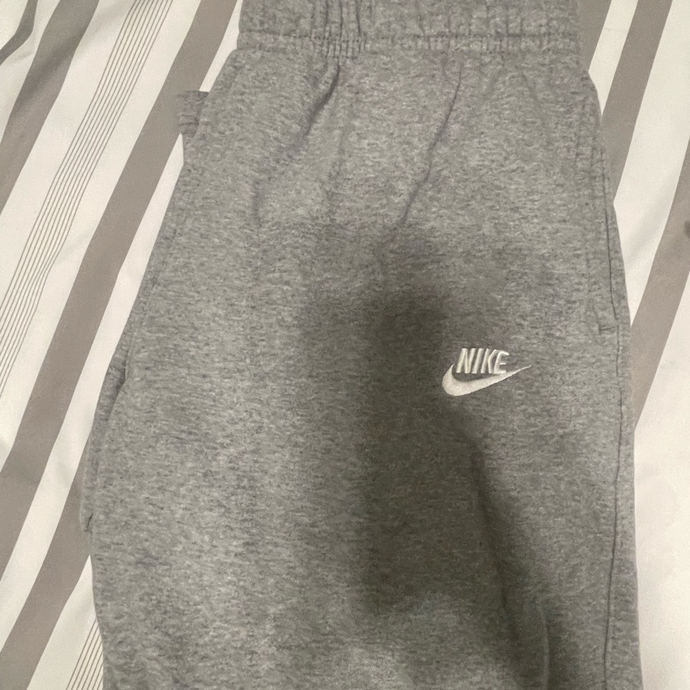 Grey sweatpants
